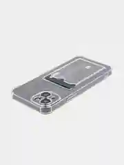 Белый чехол для iPhone 15, 14, Pro, Max, Plus, силиконовый, BROSCORP, противоударный, углы, карман