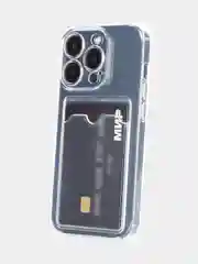 Белый чехол для iPhone 15, 14, Pro, Max, Plus, силиконовый, BROSCORP, противоударный, углы, карман