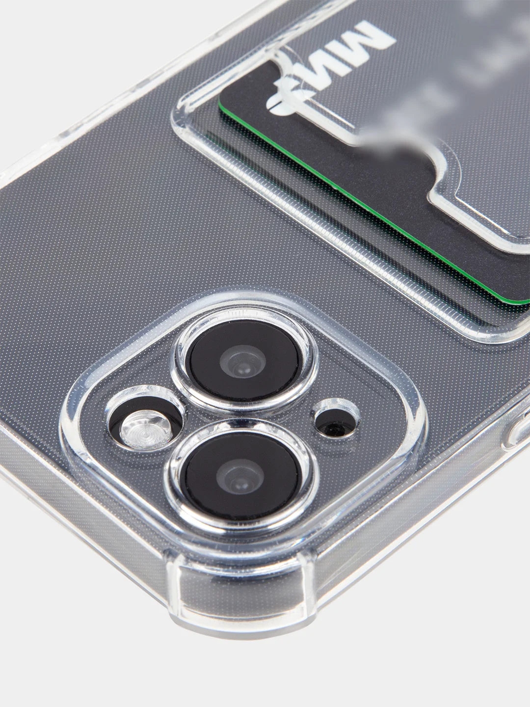 Белый чехол для iPhone 15, 14, Pro, Max, Plus, силиконовый, BROSCORP, противоударный, углы, карман