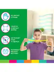 Пластилин легкий мягкий воздушный застывающий для детей 12 цветов 120 г BRAUBERG, 106306