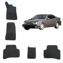 Автомобильные 3D-коврики EVA для Mercedes-Benz CLK W208 1 поколение/Мерседес ЦЛК (W208) 1)