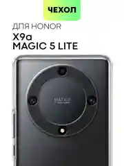 Чехол для Honor X9a и Honor Magic5 Lite силиконовый BROSCORP с бортиком-защитой камер