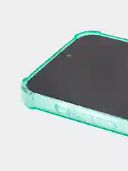 Зеленый чехол для iPhone 15, 14, Pro, Max, Plus, силиконовый, BROSCORP, противоударный, углы, карман