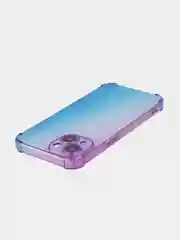 Фиолетовый чехол для iPhone 15, 14, Pro, Max, Plus, силиконовый, BROSCORP, противоударный, углы, карман