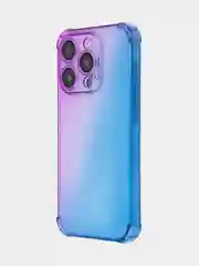 Фиолетовый чехол для iPhone 15, 14, Pro, Max, Plus, силиконовый, BROSCORP, противоударный, углы, карман