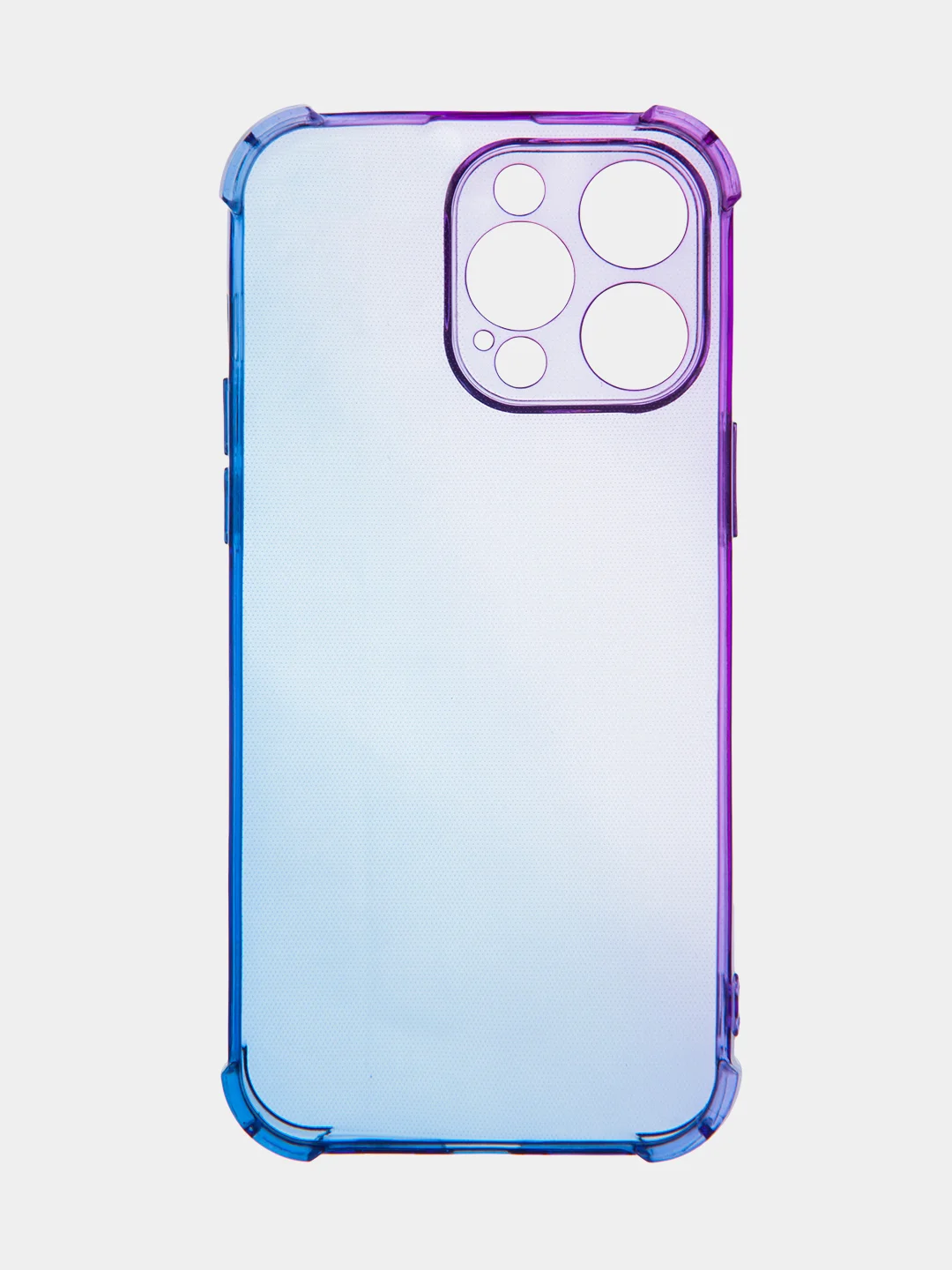 Фиолетовый чехол для iPhone 15, 14, Pro, Max, Plus, силиконовый, BROSCORP, противоударный, углы, карман