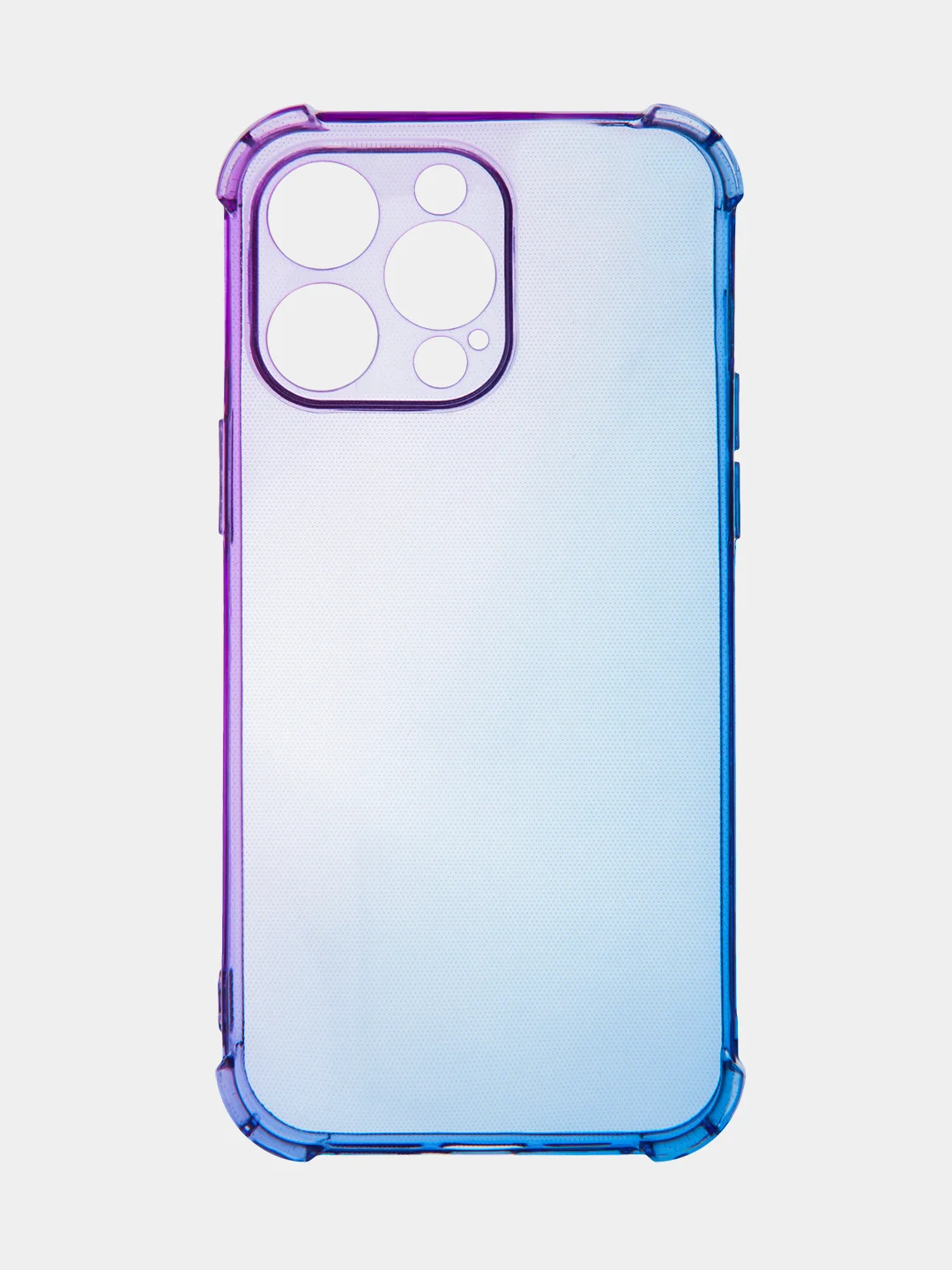 Фиолетовый чехол для iPhone 15, 14, Pro, Max, Plus, силиконовый, BROSCORP, противоударный, углы, карман