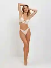 Молочный трусы стринги с высокой талией жен. Fabiana