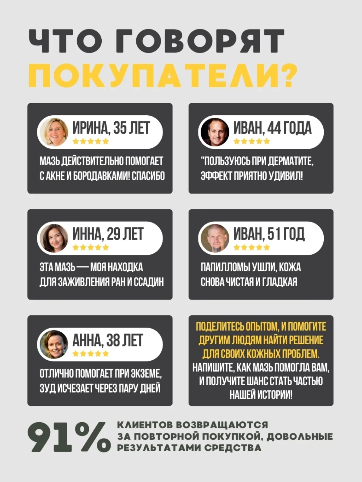 Крем от папиллом и бородавок Чистотел с Эвкалиптом от дерматита, экземы -  50 мл
