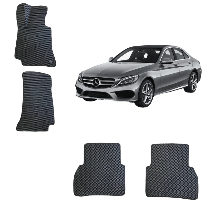 Автомобильные 3D-коврики EVA для Mercedes-Benz C-class W205 (4)/Мерседес Ц-класс (W205)