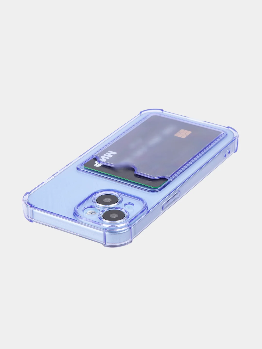 Аметистовый чехол для iPhone 15, 14, Pro, Max, Plus, силиконовый, BROSCORP, противоударный, углы, карман