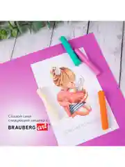 Пастель сухая для рисования Brauberg Art "Debut", набор 36 цвета, круглое сечение
