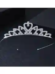Желтый диадема, Корона со стразами на голову, корона для девочки