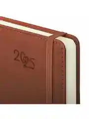 Ежедневник датированный 2025 Brauberg, планер планинг записная книжка А5, под кожу