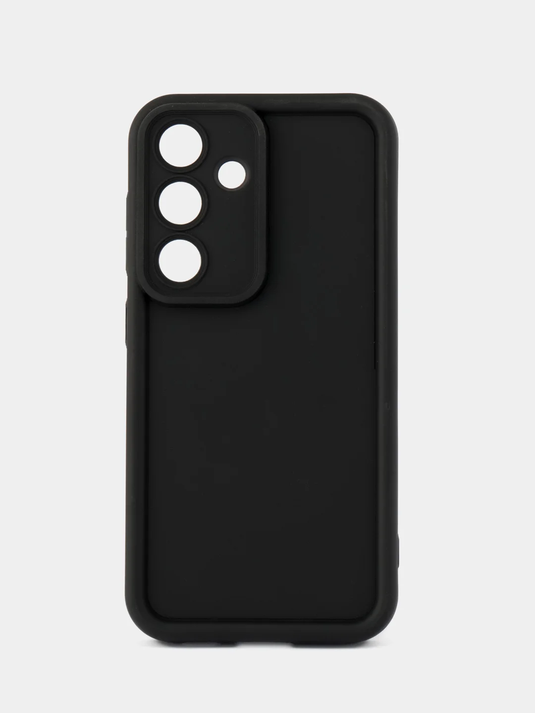 Черный чехол для Samsung Galaxy S25 (Самсунг Галакси С25) противоударный