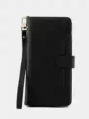 Черный чехол-книжка Xiaomi Redmi A3 / A3x / Poco C61 кошелек с магнитом (Сяоми А3 / Поко С61)