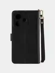 Черный чехол-книжка Oppo A3 / A3x кошелек с магнитом (Оппо А3х А3 икс)