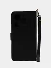 Черный чехол-книжка Tecno Spark 20 кошелек с магнитом (Техно Спарк 20)