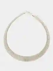 Серебряный колье на шею широкое, колье женское
