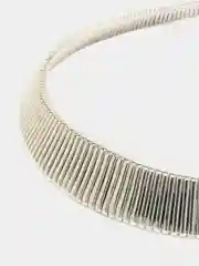 Серебряный колье на шею широкое, колье женское