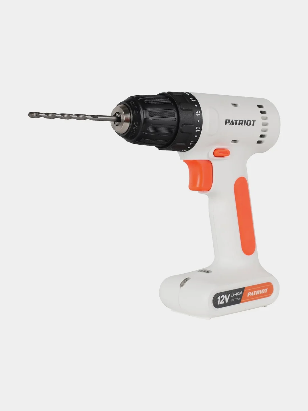 Дрель-шуруповерт аккумуляторная Patriot BR 113LI, 12 В, 1 x 1,3 Ач Li-ion, ЗУ
