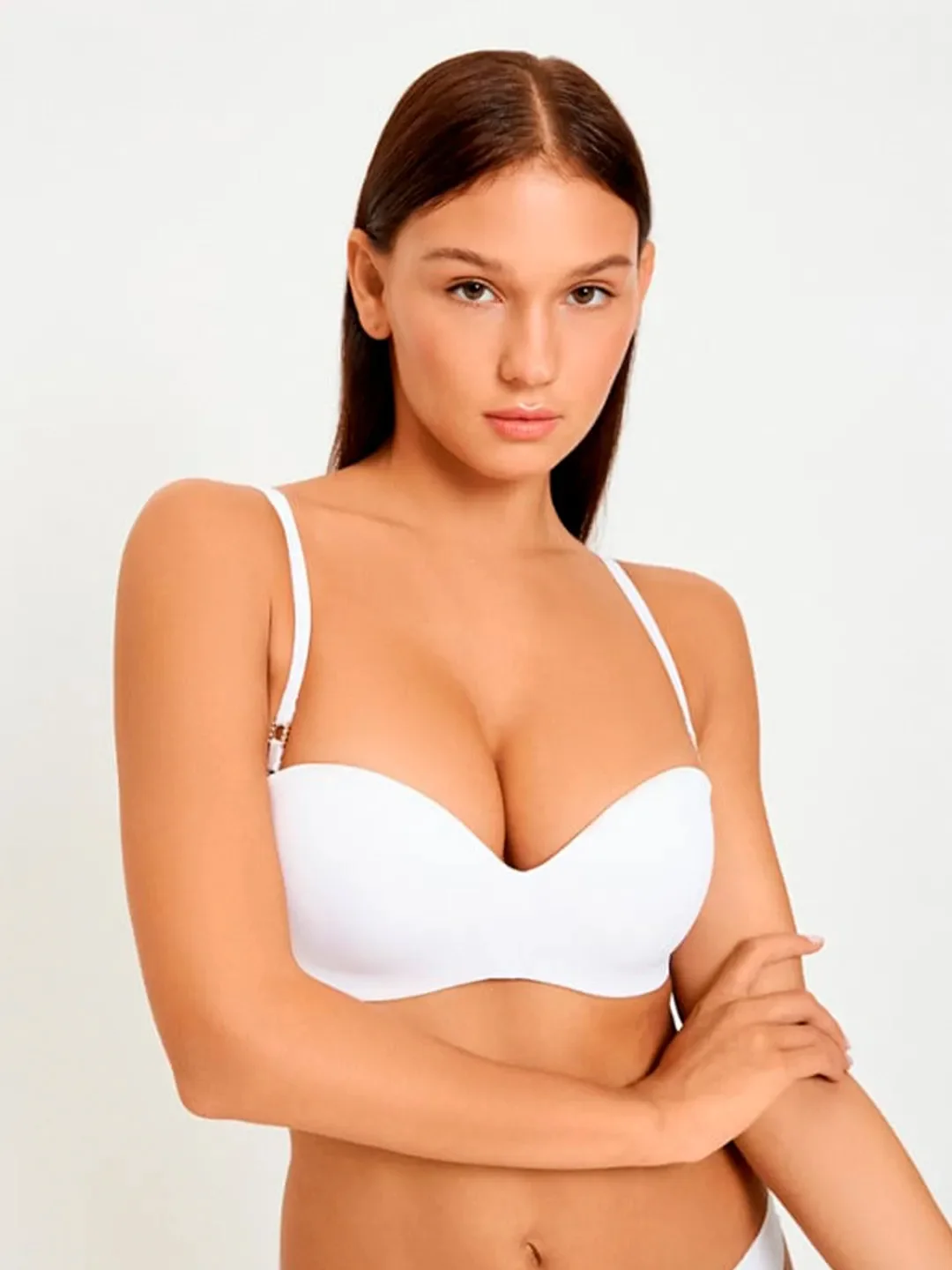 Белый бюстгальтер Balconette жен. Shiko
