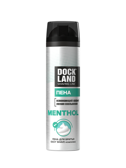 Пена для бритья  "DOCKLAND" "MENTHOL" 200 мл