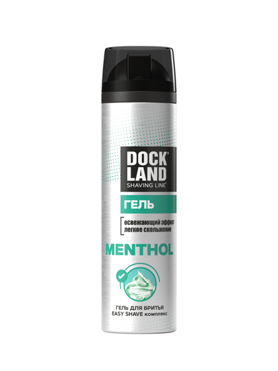 Гель для бритья "DOCKLAND" "MENTHOL" 200 мл