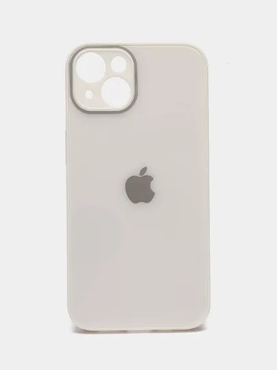 Чехол для iPhone 14, со стеклянной панелью и защитой камеры
