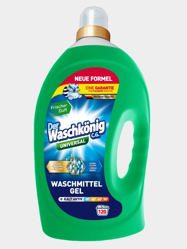 Универсальный гель для стирки Der Waschkonig C.G. Universal, 3,0 л купить по цене 527 ₽ в интернет-магазине Магнит Маркет (арт. 8517335)