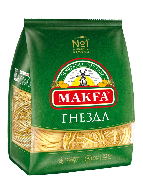 Макаронные изделия гнезда MAKFA "Тальятелле", 225 г купить по цене 69 ...