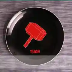Коричневый тарелка "Супер герой" Marvel, Disney