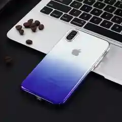 Стильный чехол с градиентным цветом для iPhone и Samsung