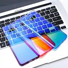 Стильный чехол с градиентным цветом для iPhone и Samsung