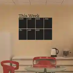 Планировщик недели "This Week", самоклеящийся, черный