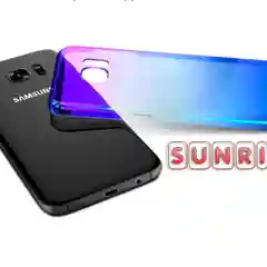 Стильный чехол с градиентным цветом для iPhone и Samsung