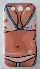 Белый чехол-накладка для Samsung Galaxy S3 (GT-i9300)
