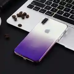 Стильный чехол с градиентным цветом для iPhone и Samsung
