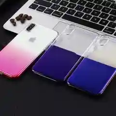 Стильный чехол с градиентным цветом для iPhone и Samsung