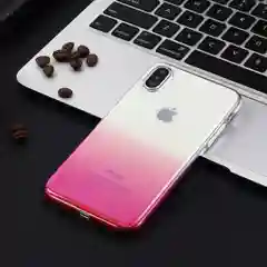 Стильный чехол с градиентным цветом для iPhone и Samsung