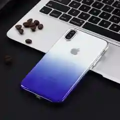 Стильный чехол с градиентным цветом для iPhone и Samsung