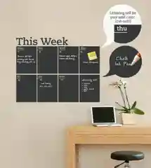 Планировщик недели "This Week", самоклеящийся, черный